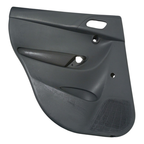 Forro Porta Traseira Esquerda Citroen C3 2013 A 2019 Preto