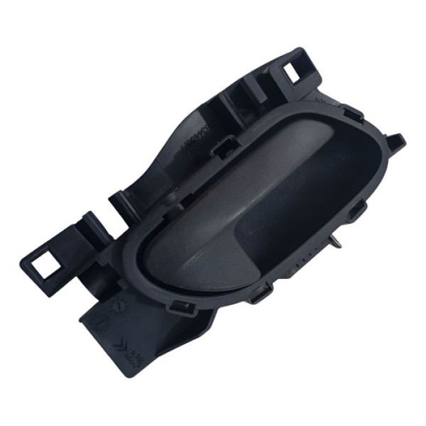 Maçaneta Interna Porta Citroen C3 1.5 2015 Dianteira Direita Preto Dianteira