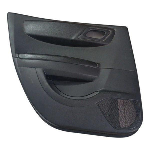 Forro Porta Traseira Esquerda Citroen C4 2007 A 2013 Preto