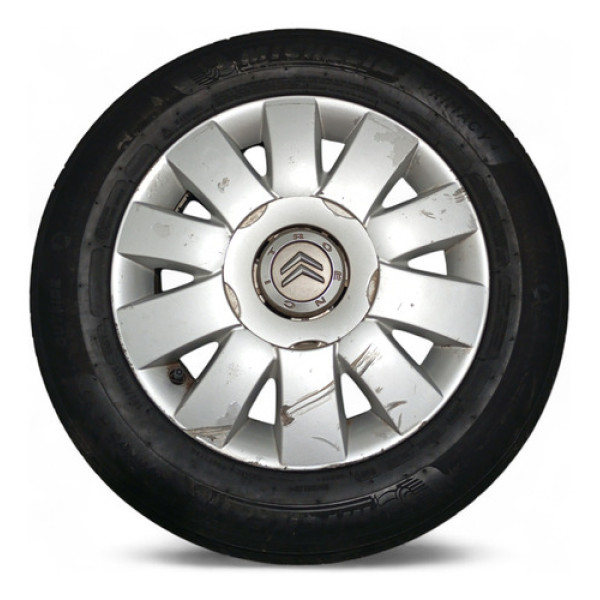 Pneu Aro 15 Com Roda Citroen C/detalhe