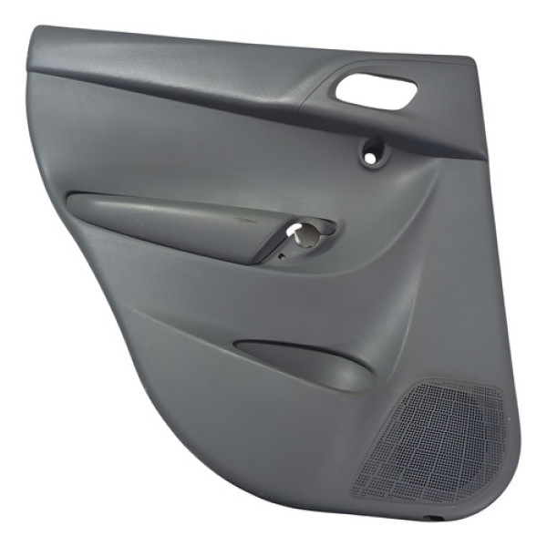 Forro Porta Traseira Esquerda Citroen C3 2013 A 2017 Preto