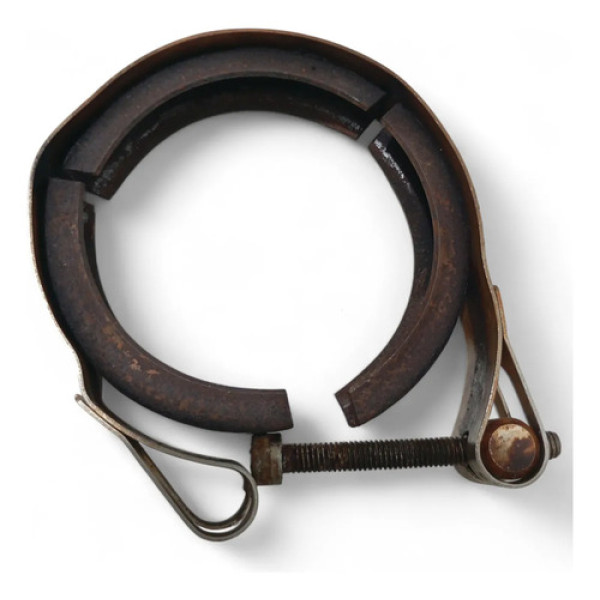 Braçadeira Tubo Escape Catalisador Amarok 2011 A 2016 Prateado