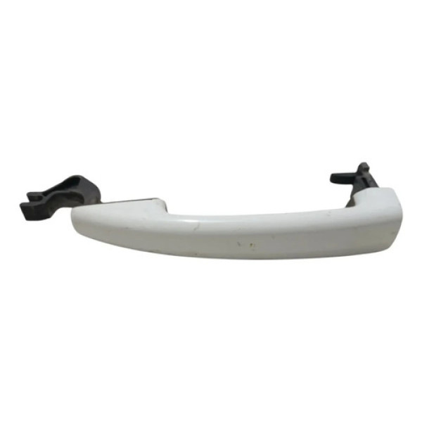 Maçaneta Externa Porta Dianteira Esquerda Peugeot 208 2015 Branco Dianteira