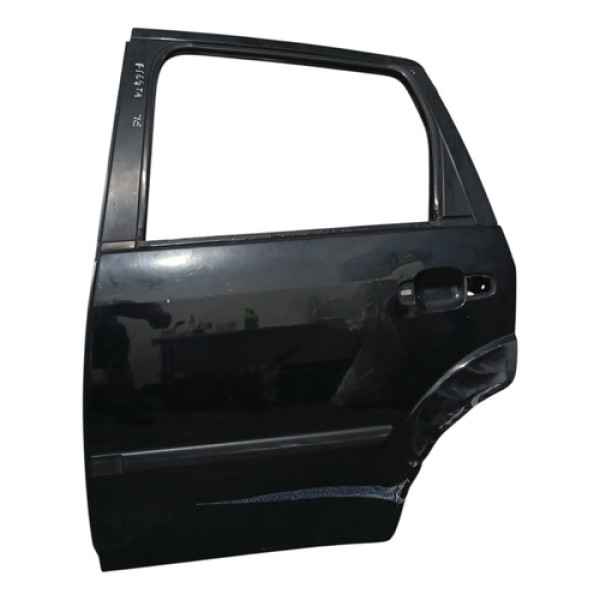 Porta Traseira Ford Fiesta 2009 2011 Lado Esquerdo C/detalhe Traseira Esquerdo Preto