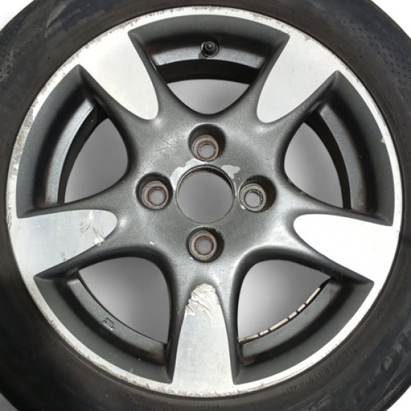Roda Aro 14 Honda Fit Somente Roda C/detalhe