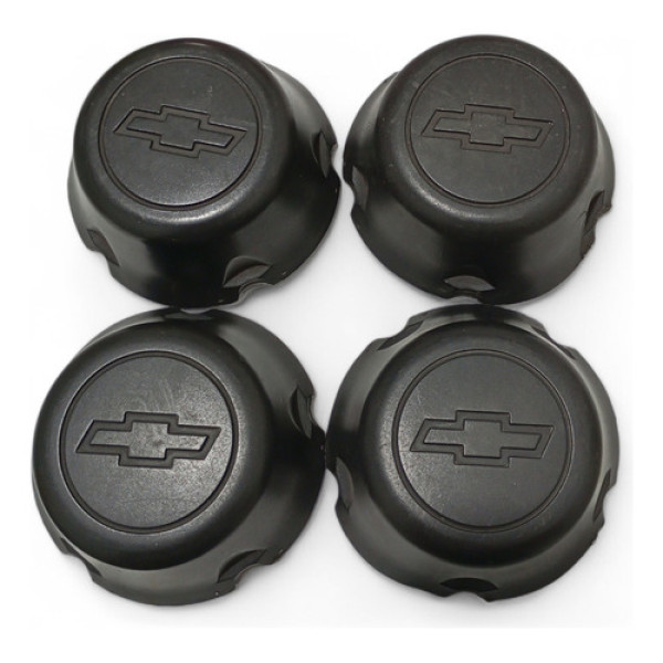 Jogo Calota Central Roda Gm S10 Blazer 1995 A 2011 C/detalhe