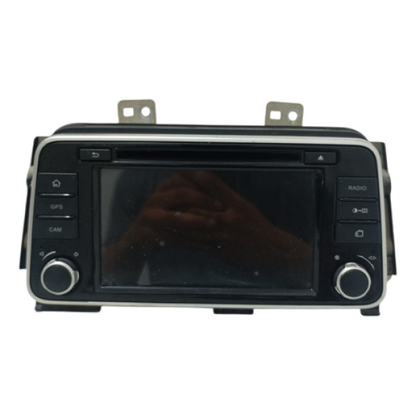 Rádio Multimídia C/ Detalhe Nissan Kicks 2023 2024 2025 Preto