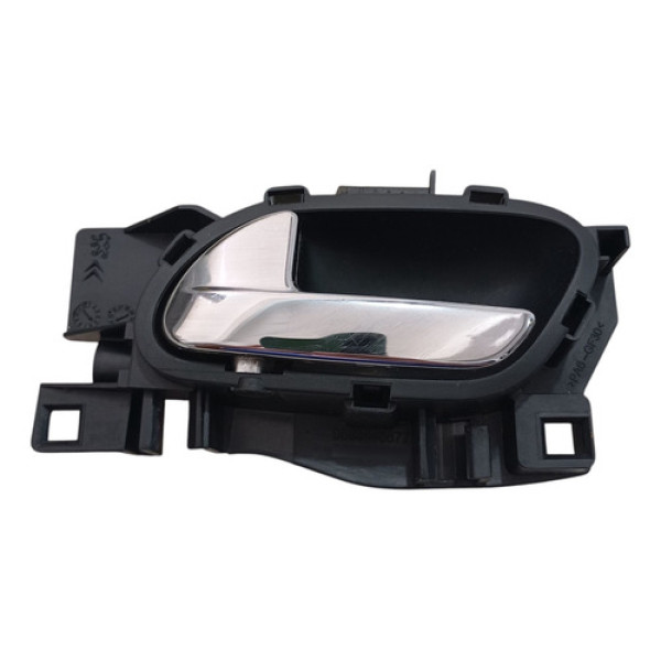 Maçaneta Interna Citroen C3 1.5 2014 2015 Traseira Esquerda Preto Traseira