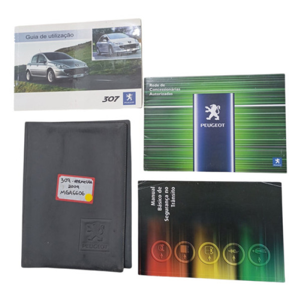 Manual Do Proprietário Peugeot 2009 307 1.6 Cinza