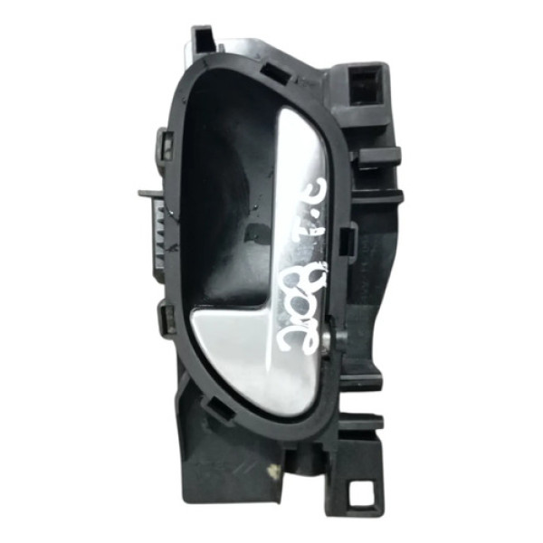 Maçaneta Interna Porta Traseira Direita Peugeot 208 2015 Preto
