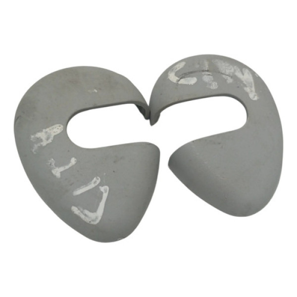 Par Acabamento Quebra Sol Honda City 2009 A 2014 Cinza