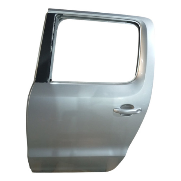 Porta Traseira Esquerda C/maçaneta Amarok 2011 A 2019 Traseira Esquerda Prateado