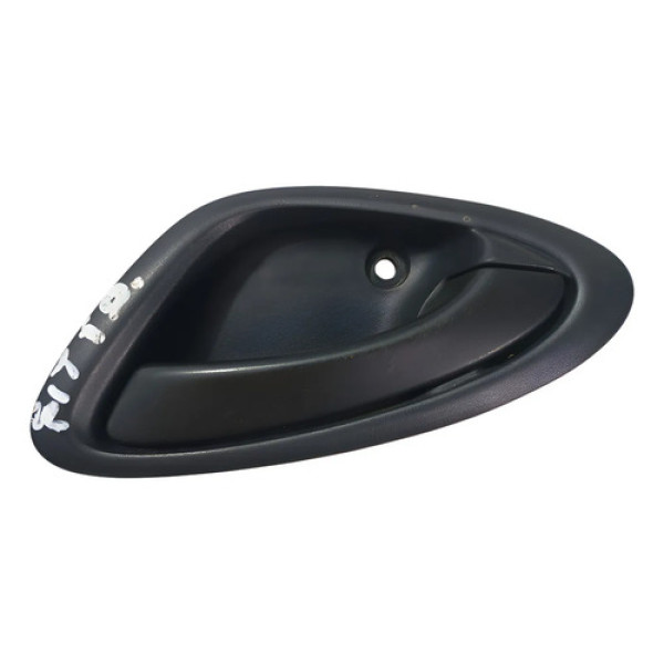 Maçaneta Interna Traseira Direita Honda Fit 2004 A 2008 Preto Traseira