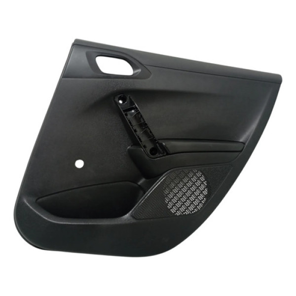 Forro De Porta Traseira Direita Peugeot 208 2016 Preto