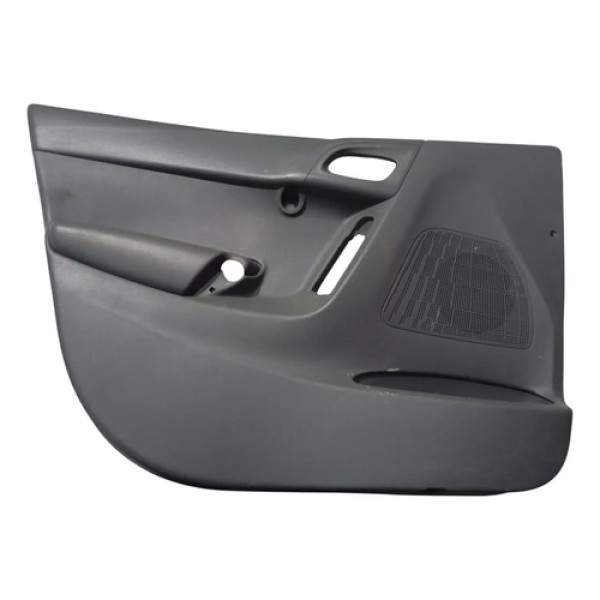 Forro Porta Dianteiro Esquerdo Citroen C3 2013 A 2018 Cinza-escuro