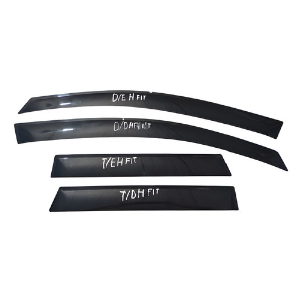 Jogo Calha De Chuva Defletor Honda Fit 2008 C/detalhe