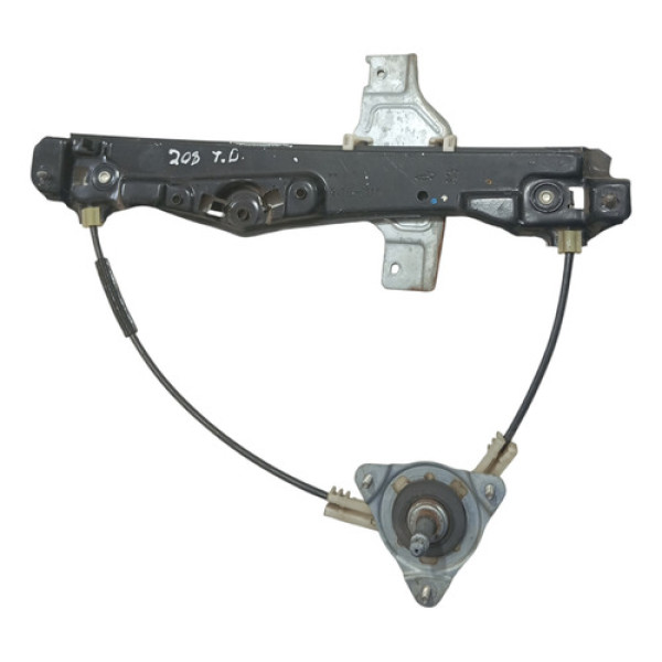 Máquina De Vidro Traseira Direita Peugeot 208 2014