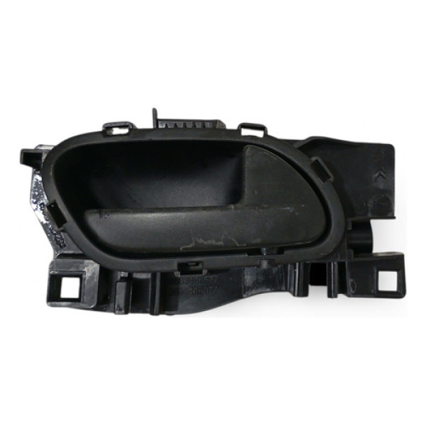 Maçaneta Interna Dianteira Direita Citroen C3 2013 A 2019 Preto Dianteira