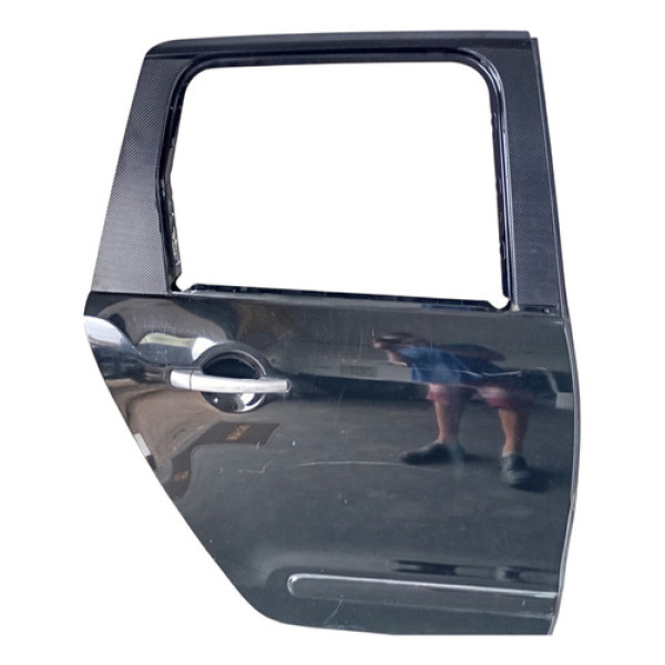 Porta Traseira Direita Citroen C3 Picasso 2014/2015/2016 Traseira Direito Preto