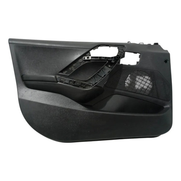 Forro De Porta Dianteiro Esquerdo Peugeot 208 2015 Preto