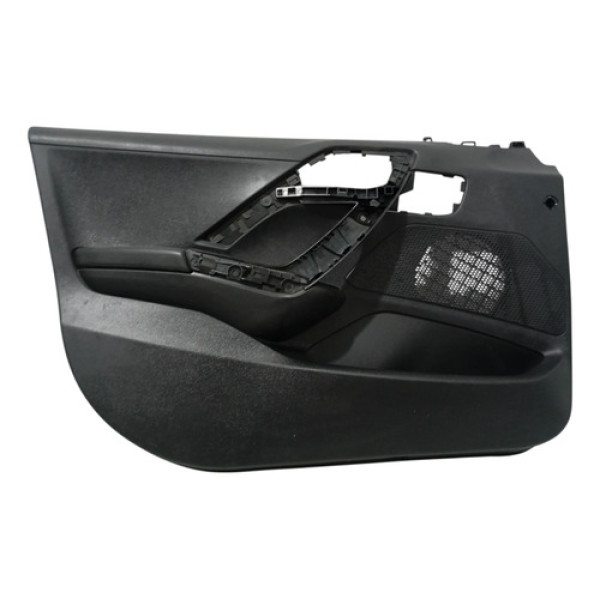 Forro De Porta Dianteiro Esquerdo Peugeot 208 2015 Preto