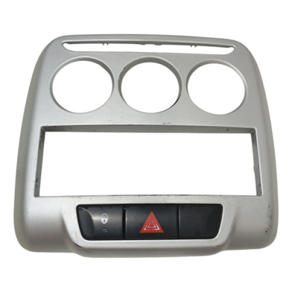 Moldura Comando Ar Citroen C3 2013 A 2019 Prateado