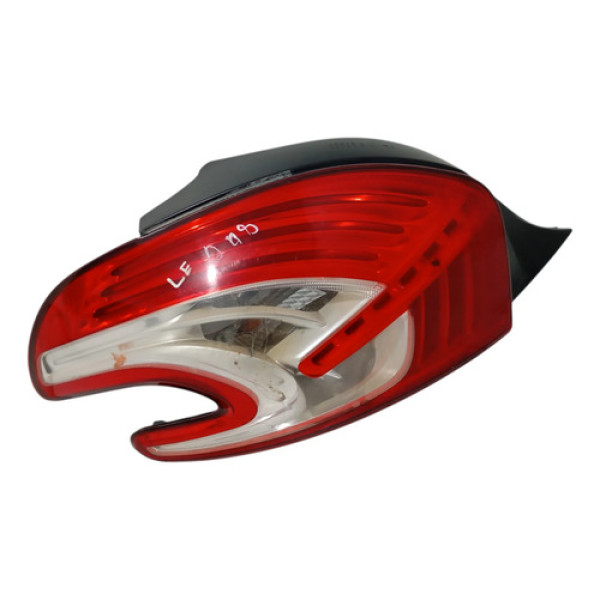 Lanterna Traseira Esquerda Peugeot 208 2013 A 2020 Esquerdo/motorista Vermelho