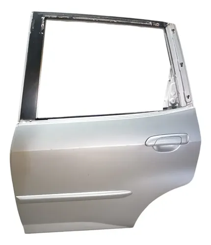 Porta Traseira Esquerda Honda Fit 2004 A 2008 Traseira Esquerdo Prateado